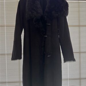 Andrew Marc Shearling coat like new sz S